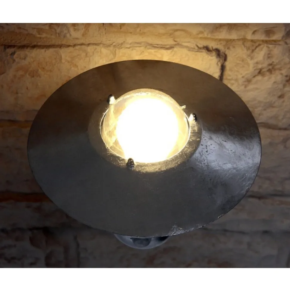 Applique Murale Nordlux Agger Sensor Zingue, 1 Lumiere, Detecteur De Mouvement