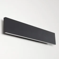 Applique Murale Obion Led Noir, 2 Lumieres