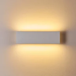 Applique Murale Obion Led Blanc, 2 Lumieres