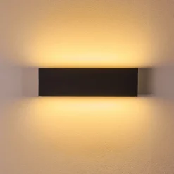 Applique Murale Obion Led Anthracite, 2 Lumieres