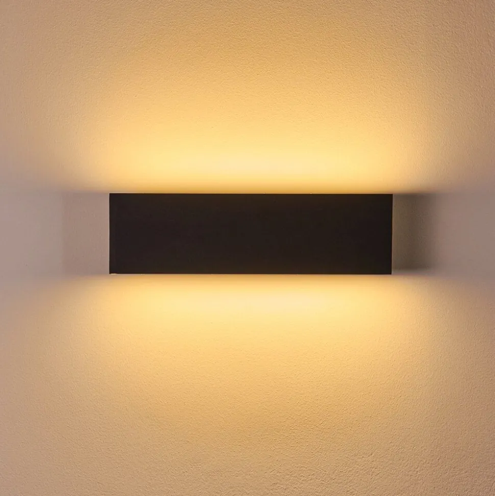 Applique Murale Obion Led Anthracite, 2 Lumieres