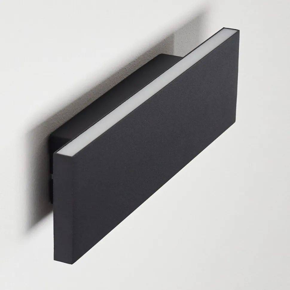 Applique Murale Obion Led Anthracite, 2 Lumieres