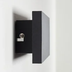 Applique Murale Obion Led Anthracite, 2 Lumieres