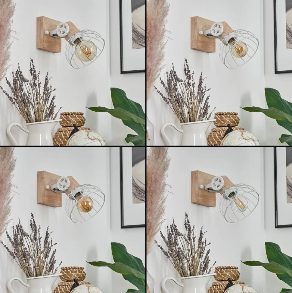 Applique Murale Orny Ecru, Blanc, 1 Lumiere