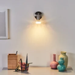 Applique Murale Oula Led Nickel Mat, 1 Lumiere