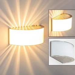 Applique Murale Pesaro Nickel Mat, 1 Lumiere