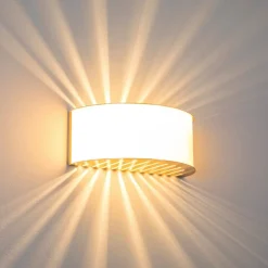 Applique Murale Pesaro Nickel Mat, 1 Lumiere