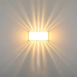 Applique Murale Pesaro Nickel Mat, 1 Lumiere
