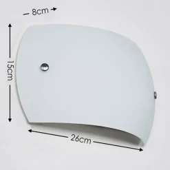 Applique Murale Pilar Blanc, 2 Lumieres