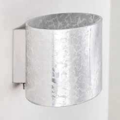Applique Murale Rapar Chrome, Argente, 1 Lumiere