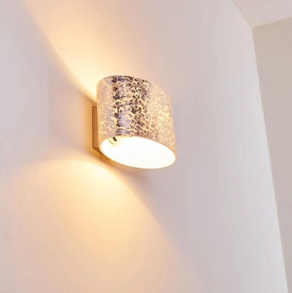 Applique Murale Rapar Chrome, Argente, 1 Lumiere