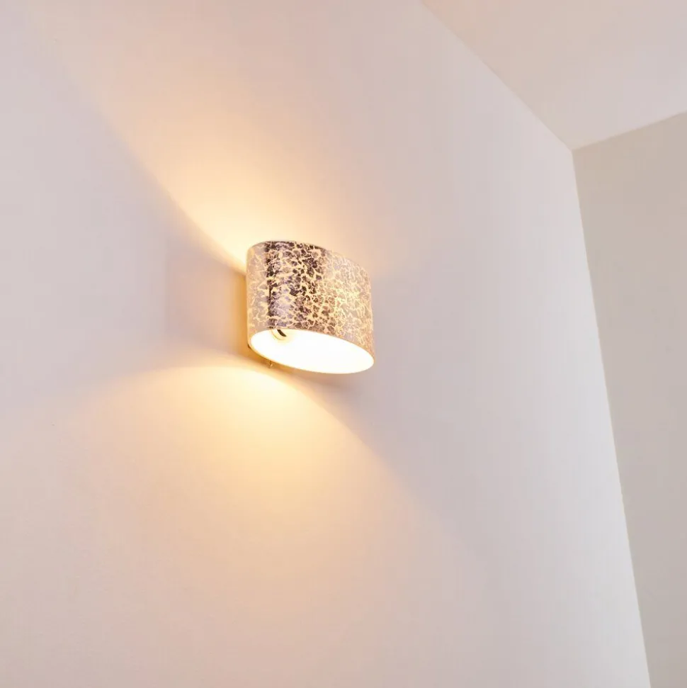 Applique Murale Rapar Chrome, Argente, 1 Lumiere