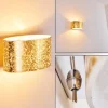 Applique Murale Rapar Chrome, Or, 1 Lumiere