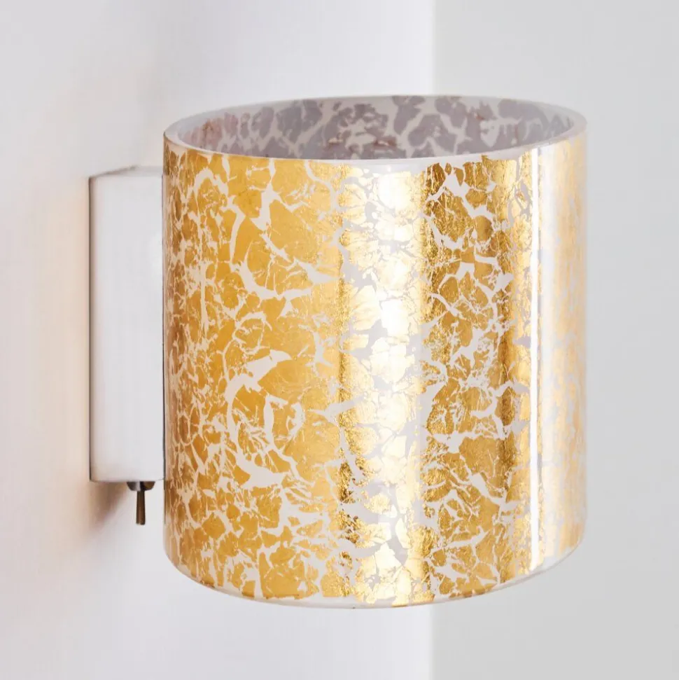 Applique Murale Rapar Chrome, Or, 1 Lumiere