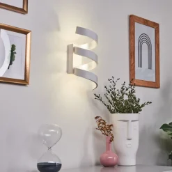 Applique Murale Rezat Led Blanc, 3 Lumieres