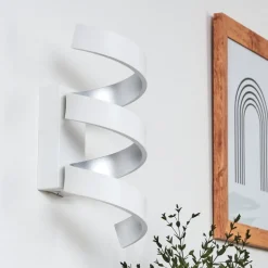 Applique Murale Rezat Led Blanc, 3 Lumieres
