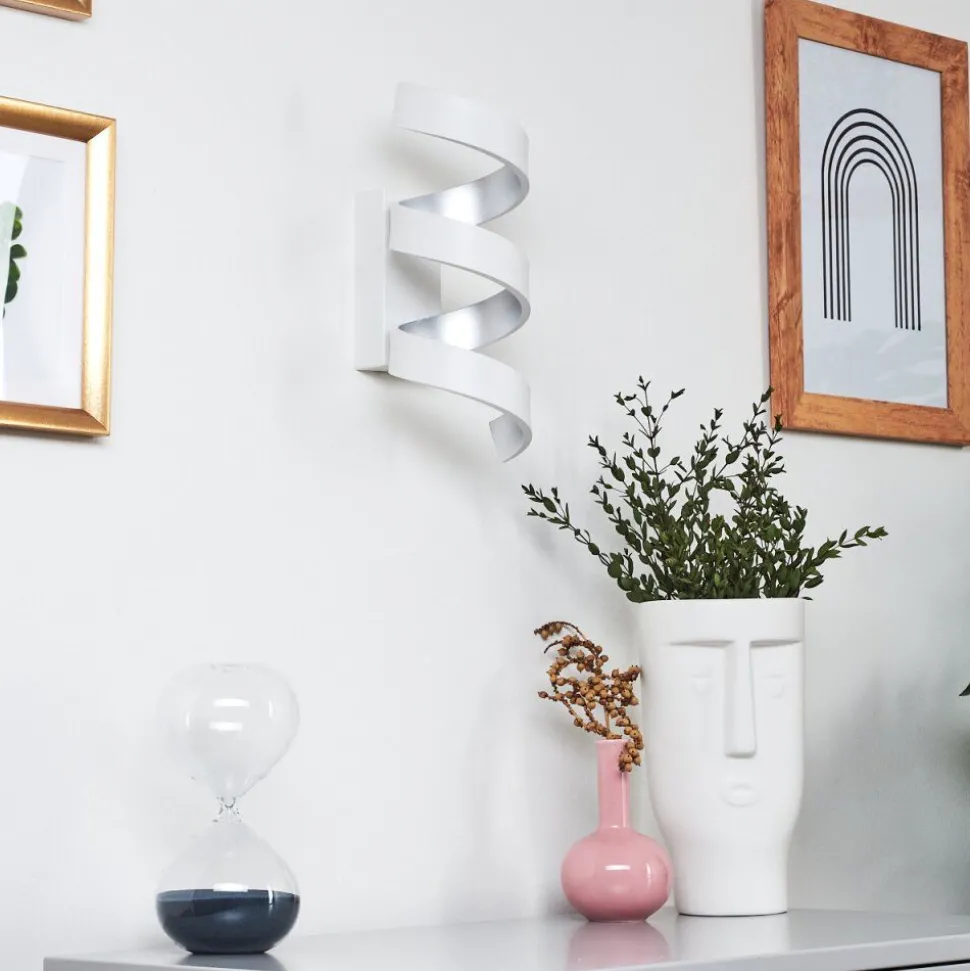 Applique Murale Rezat Led Blanc, 3 Lumieres