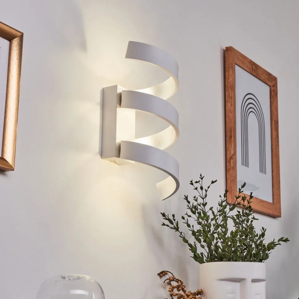 Applique Murale Rezat Led Blanc, 3 Lumieres