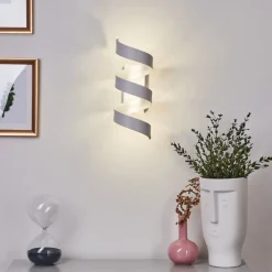Applique Murale Rezat Led Blanc, 3 Lumieres