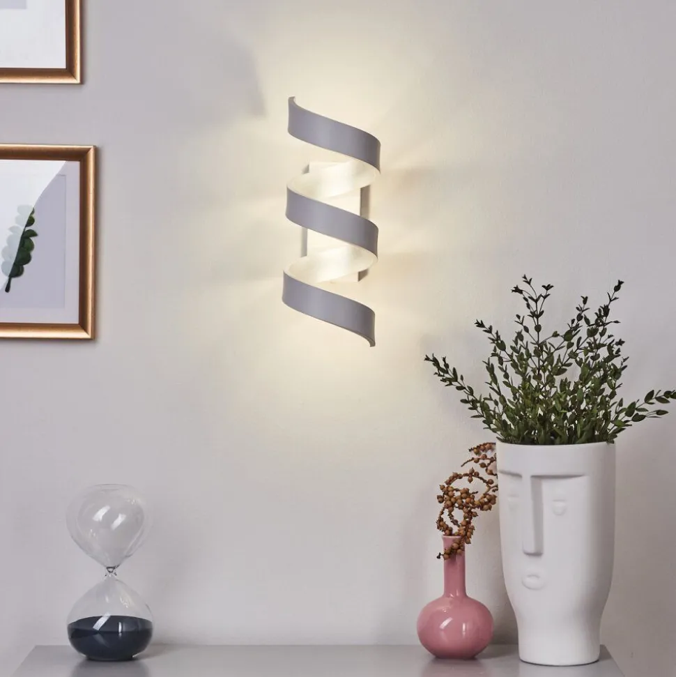 Applique Murale Rezat Led Blanc, 3 Lumieres