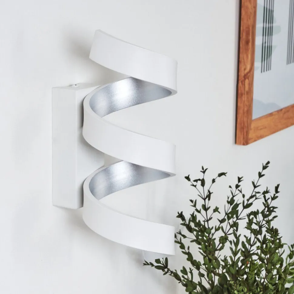 Applique Murale Rezat Led Blanc, 3 Lumieres