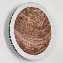 Applique Murale Rocha Led Brun, Couleur Bois, Noir, 1 Lumiere