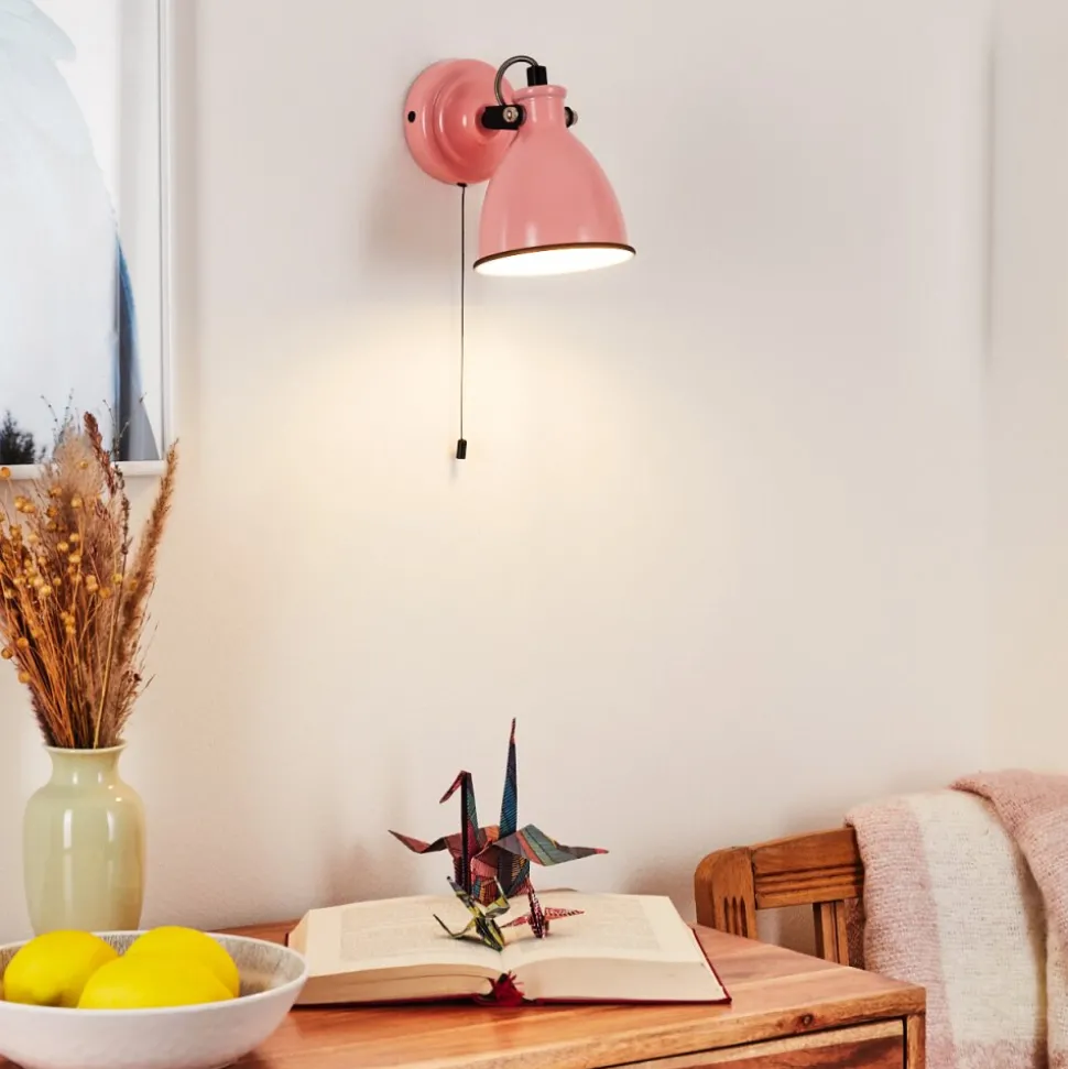 Applique Murale Selki Rose, Noir, 1 Lumiere