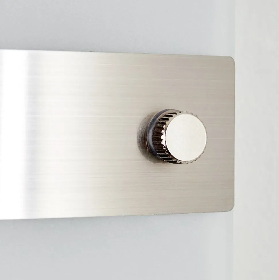 Applique Murale Sibo Acier Inoxydable, 2 Lumieres