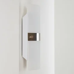 Applique Murale Sibo Acier Inoxydable, 2 Lumieres