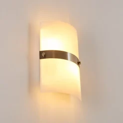Applique Murale Sibo Acier Inoxydable, 2 Lumieres