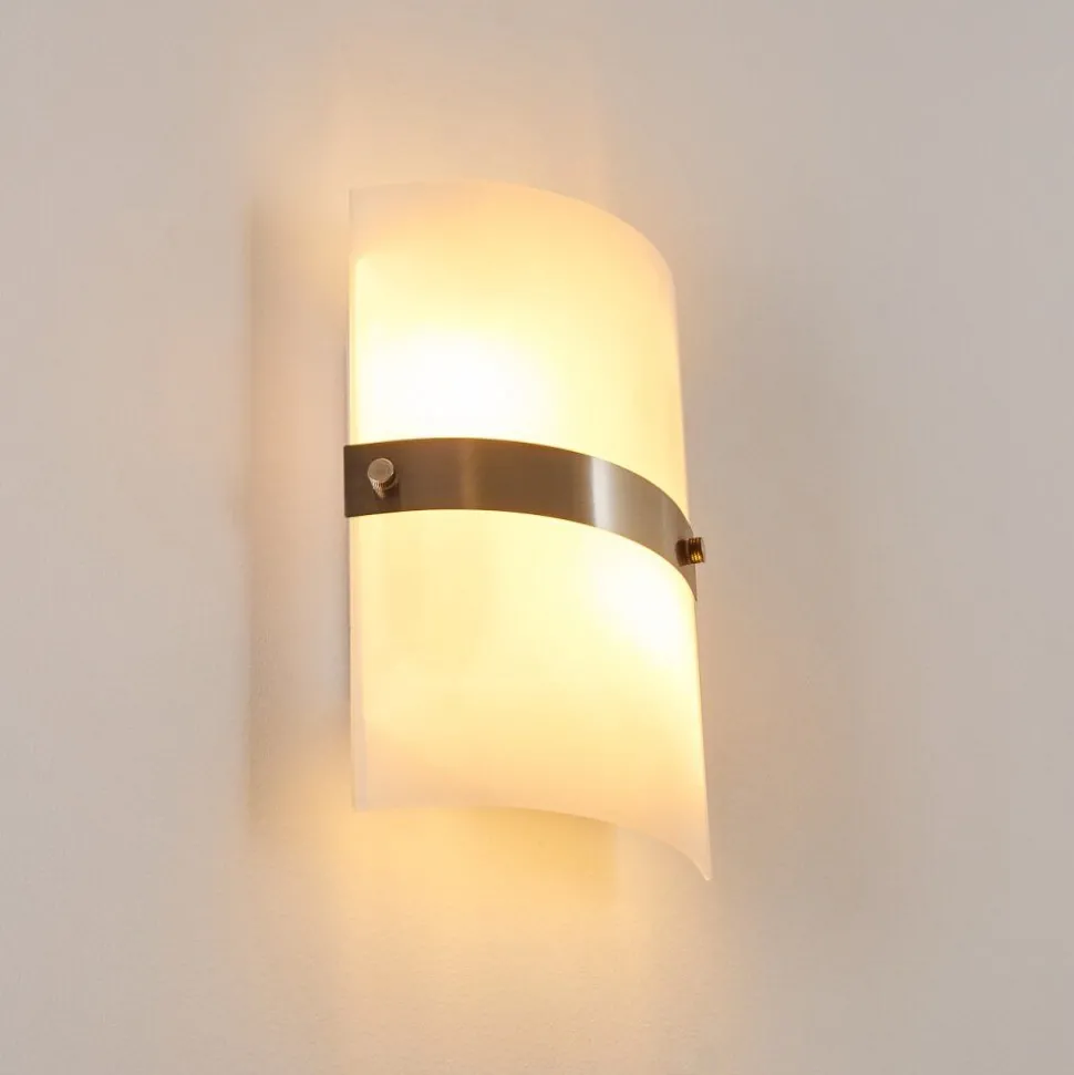 Applique Murale Sibo Acier Inoxydable, 2 Lumieres