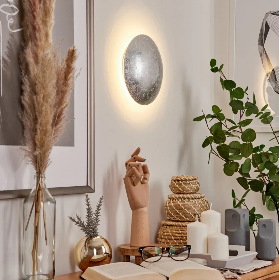 Applique Murale Storkyro Led Argente, 1 Lumiere