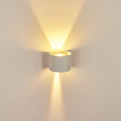 Applique Murale Strandaa Led Blanc, 2 Lumieres