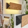 Applique Murale Syar Led Noir, 1 Lumiere