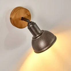 Applique Murale Tholen Brun, 1 Lumiere