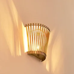 Applique Murale Timmele Bois Clair, 1 Lumiere