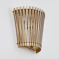 Applique Murale Timmele Bois Clair, 1 Lumiere