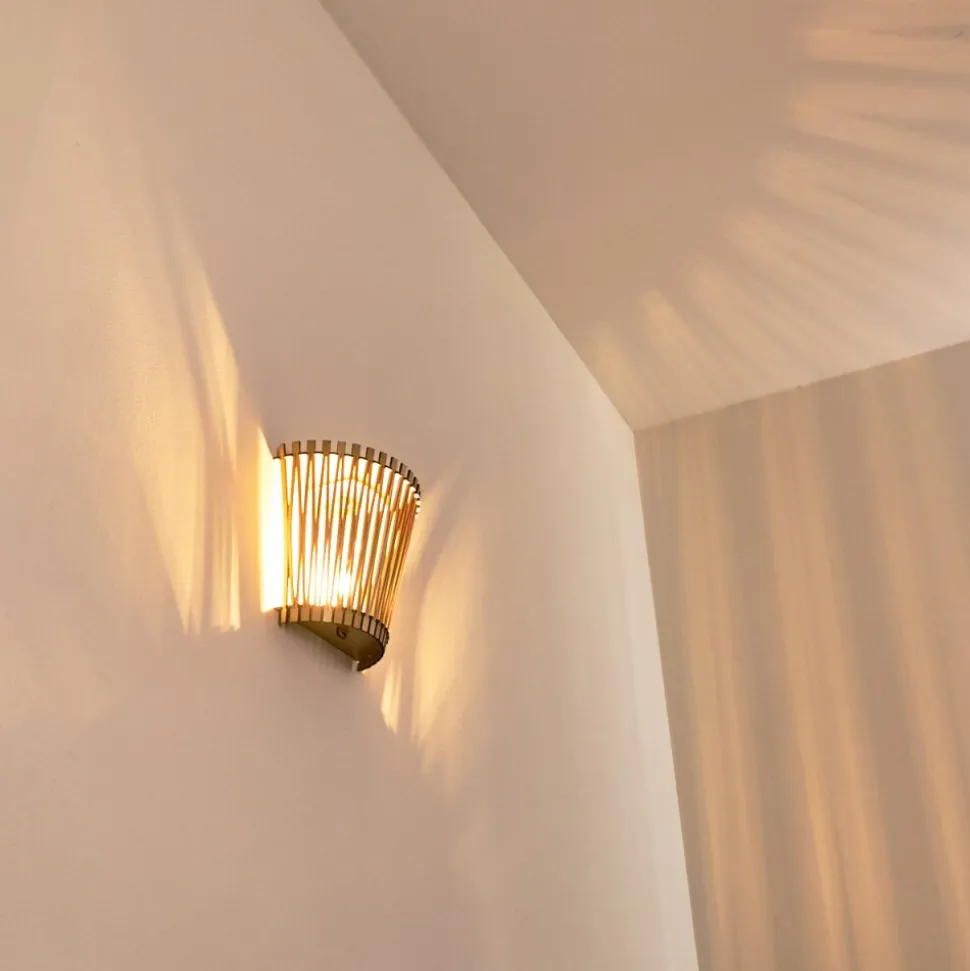 Applique Murale Timmele Bois Clair, 1 Lumiere