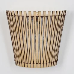 Applique Murale Timmele Bois Clair, 1 Lumiere