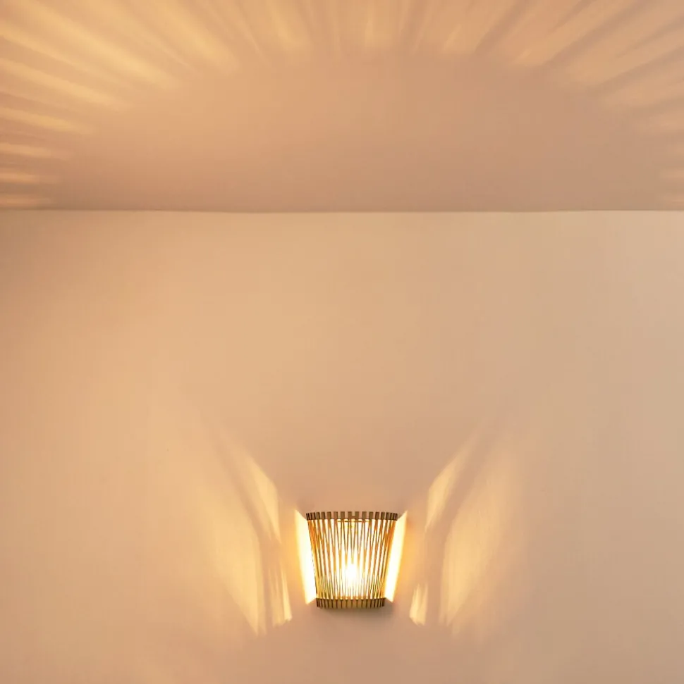 Applique Murale Timmele Bois Clair, 1 Lumiere