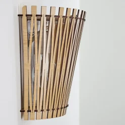 Applique Murale Timmele Bois Clair, 1 Lumiere