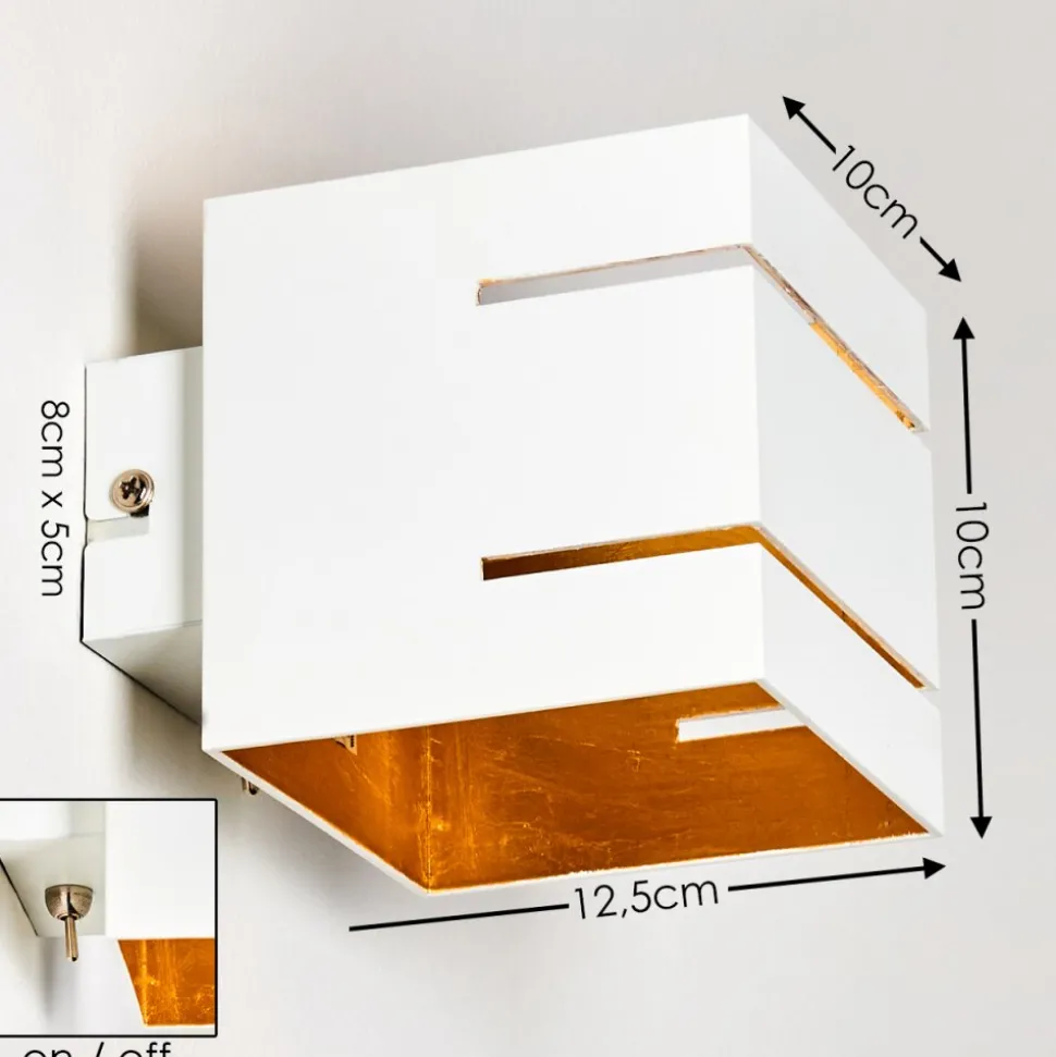 Applique Murale Varco Blanc, 1 Lumiere