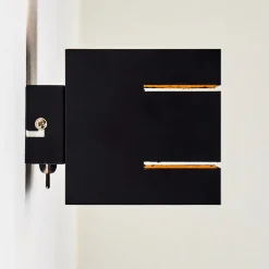 Applique Murale Varco Noir, 1 Lumiere