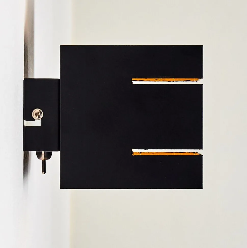 Applique Murale Varco Noir, 1 Lumiere