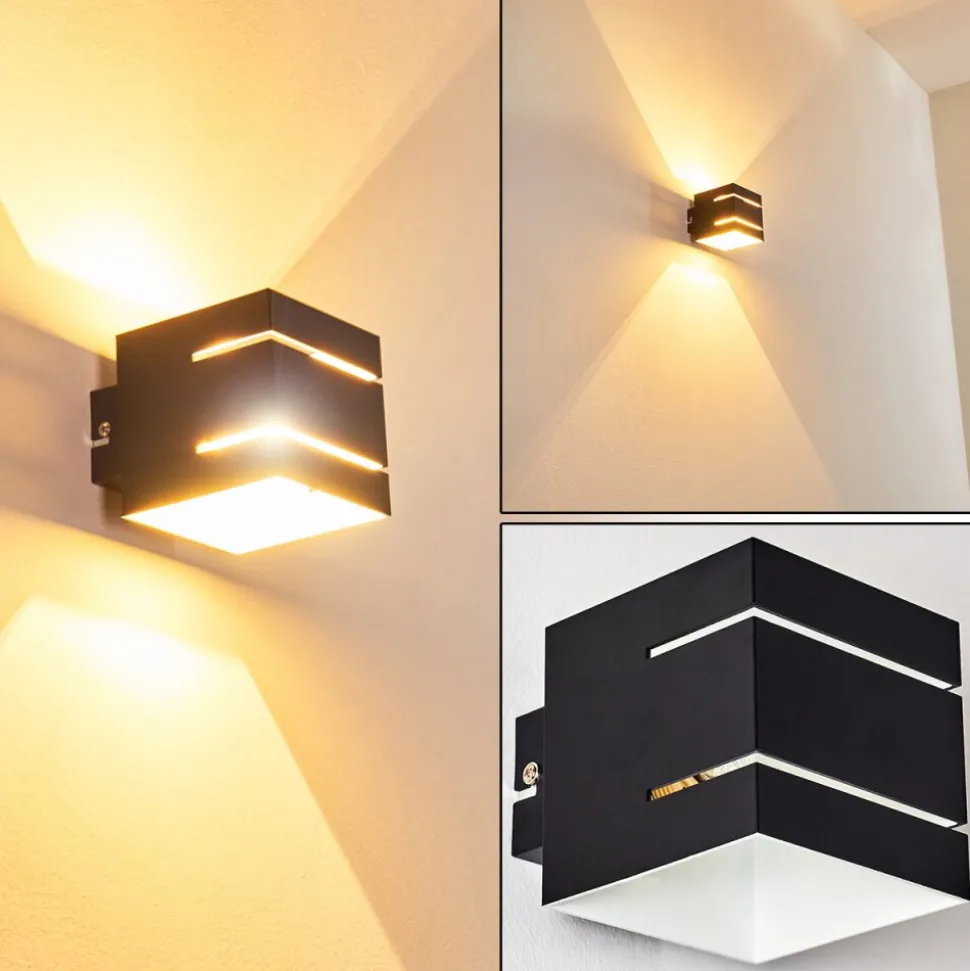 Applique Murale Varco Noir, 1 Lumiere