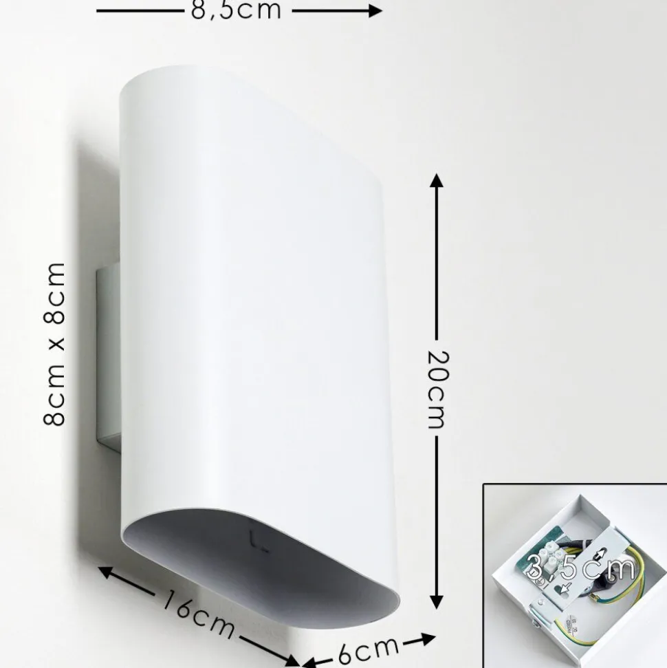 Applique Murale Vion Blanc, 2 Lumieres