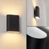 Applique Murale Vion Noir, 2 Lumieres