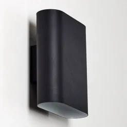 Applique Murale Vion Noir, 2 Lumieres