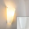 Applique Murale Zera Aluminium, Blanc, 1 Lumiere