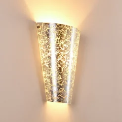 Applique Murale Zera Argente, 1 Lumiere